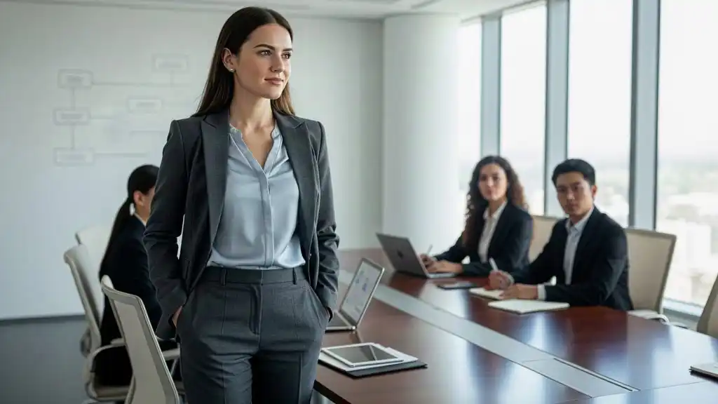 Profesional en desarrollo de talento humano implementando estrategias de transformación cultural